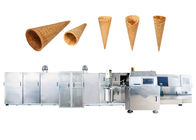 Linea di produzione automatica certificata CE del cono dello zucchero con velocemente riscaldare forno, 63 piatti bollenti