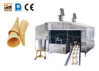 Linea di produzione del cono del wafer di 28 piatti macchina industriale commerciale del creatore del wafer