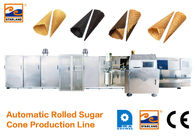 Linea di produzione automatica certificata CE del cono dello zucchero con velocemente riscaldare forno, un cono gelato bollente Productio di 63 piatti