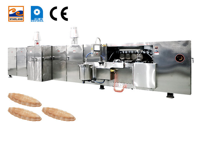 Macchinario industriale commerciale del biscotto del wafer dell'attrezzatura di elaborazione del biscotto del wafer di acciaio inossidabile