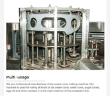 linea di produzione del canestro della cialda 1.5kw macchinario automatico della fabbricazione di panieri della cialda