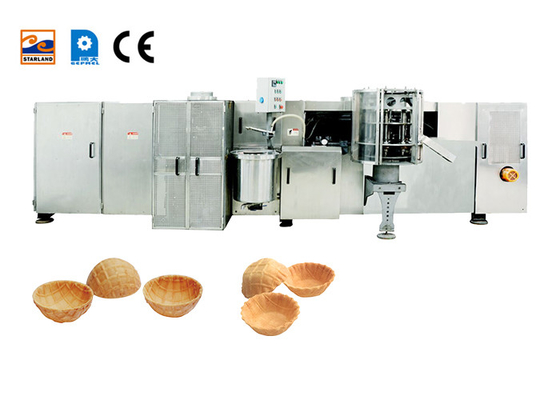 linea di produzione del canestro della cialda 1.5kw Creatore automatico del canestro della cialda