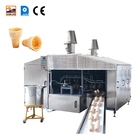 0.75kw 28 Stampi Linea di produzione automatica di coni di wafer Wafer Biscuit Baking Machine