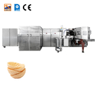 Linea di produzione di coni di waffle in acciaio inossidabile Sistema di cottura automatico di waffle nel settore alimentare