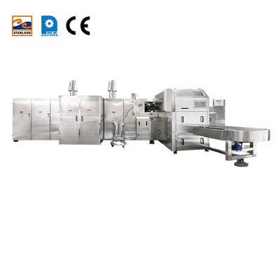 Impianto di produzione di coni di gelato in acciaio inossidabile regolabile da 1,5 kW con CE