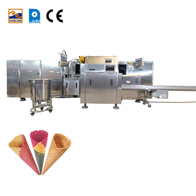 Linea di produzione automatica di cono di zucchero con regolazione della velocità e produttività personalizzabili