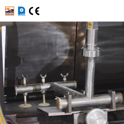 Linea di produzione automatica di cono di zucchero con regolazione della velocità e produttività personalizzabili