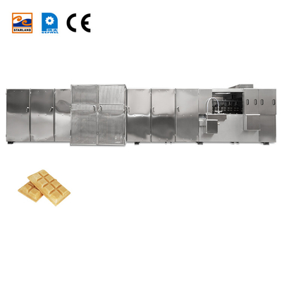 PLC controllato Automatic Monaka Wafer Machine attrezzatura di produzione di snack con 55 piatti da forno