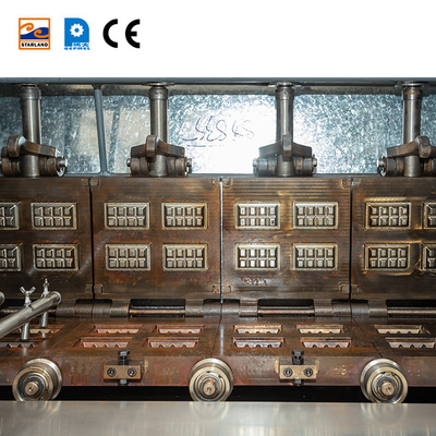 Controllo della temperatura PLC completamente automatico Display digitale Linea di produzione di wafer Monaka
