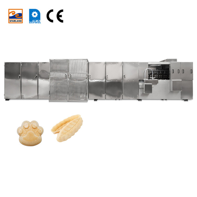 Controllo della temperatura PLC completamente automatico Display digitale Linea di produzione di wafer Monaka
