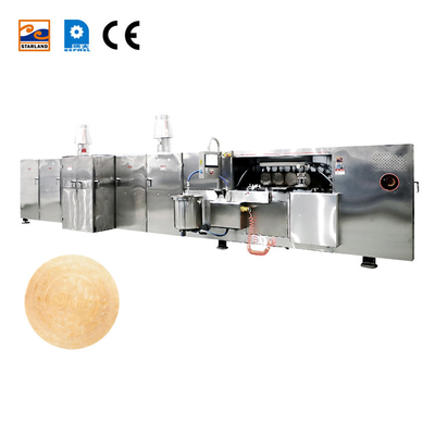 Sistema di controllo PLC della conchiglia in acciaio inossidabile Obleas Wafer Making Machine