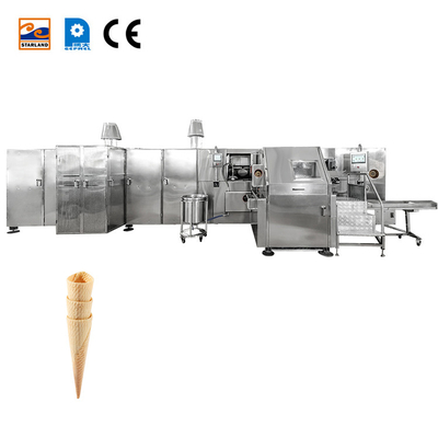 Produttività di grado commerciale Barquillo Cone Making Machine con velocità regolabile