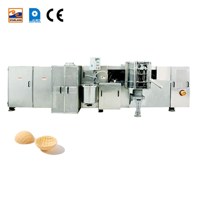 Macchina automatica di produzione di waffle in acciaio inossidabile personalizzata con controller PLC