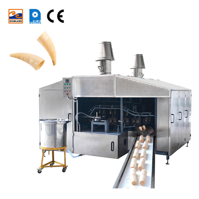 Macchina a cono di wafer completamente automatica controllata da PLC con 28 stampi
