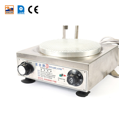 220V in acciaio inossidabile Cone Maker per coni Specificativi della macchina 290 W * 400 D * 180 H mm