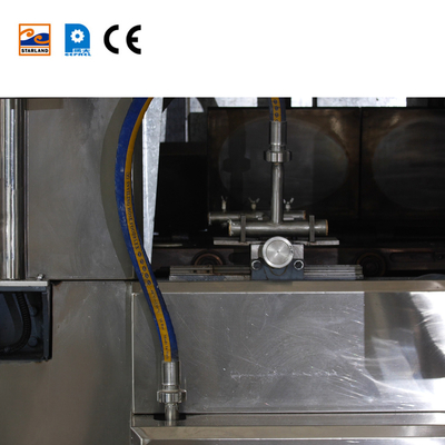 Linea di produzione del cono di zucchero per forno a gas multifunzione completamente automatica