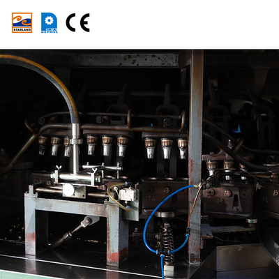 Sistema di controllo PLC Linea di produzione di coni di wafer con supporto tecnico video post-servizio personalizzato