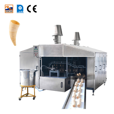Sistema di controllo PLC Linea di produzione di coni di wafer con supporto tecnico video post-servizio personalizzato