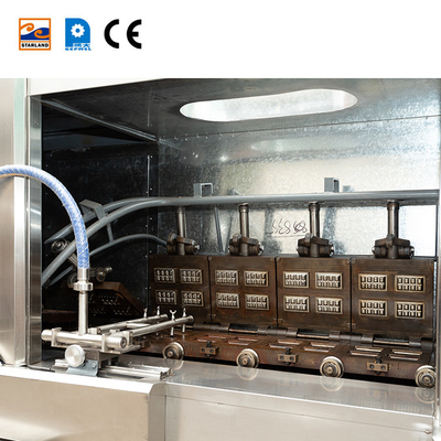 Linea di produzione di wafer Monaka personalizzabile con motore principale da 2,0 CV e sistema di controllo PLC