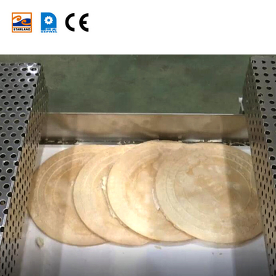 Linea di produzione di biscotti a gas con funzione automatica e sistema di controllo PLC