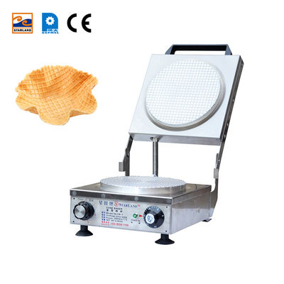 Acciaio inossidabile Semi-automatico Ice Cream Cone Baker