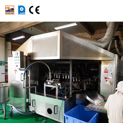 Disegno di tessitura in acciaio inossidabile Wafer Cone Machine Automatic Wafer Cone Maker