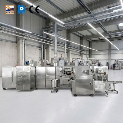 Macchina da forno per biscotti a cono per gelati alimentari dotata di sistema di controllo intelligente per una gestione precisa del processo di cottura