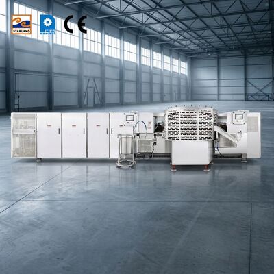 Linea di produzione di cestini per waffle ad alta capacità Tecnologia innovativa per operazioni di produzione semplificate di cestini per waffle