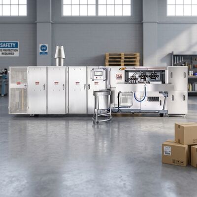 Attrezzature di produzione di coni di wafer automatici che forniscono supporto tecnico video dopo il servizio per mantenere il prodotto coerente