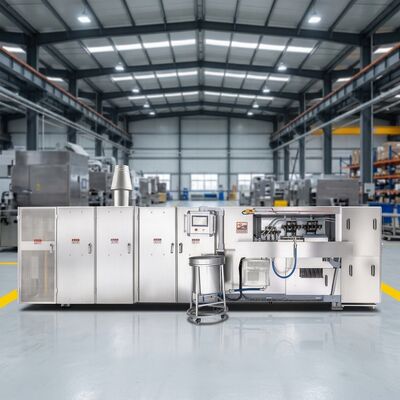 La macchina a cono di wafer in acciaio inossidabile offre prestazioni e una costruzione durevole ideale per la produzione di coni di wafer