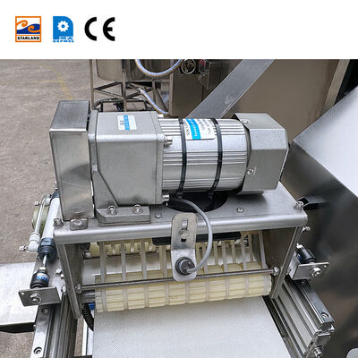Linea di produzione di rotoli di uova in acciaio inossidabile Linea di produzione automatica di rotoli di cialda progettata per capacità di produzione di 1800 ore nell'industria alimentare