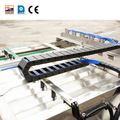 Dispositivo Automatico di Manicottatura a Cono in Acciaio Inossidabile Inclusa Specifica Motore Principale Costruito per Linea di Produzione di Coni Industriali