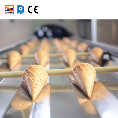 Nastro trasportatore di raffreddamento per la produzione industriale di biscotti