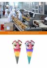 Lunghezza multicolore dei coni 150mm del wafer del cono gelato con un angolo di 26 °