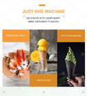 Macchina commerciale del cono di Mini Cone Maker Ice Cream
