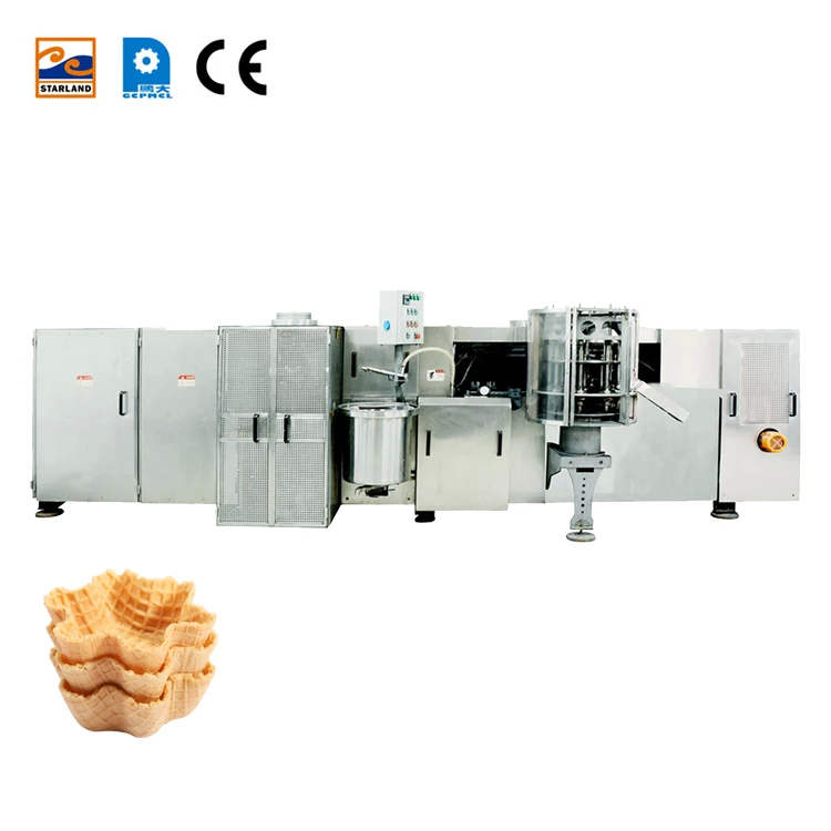 Linea di produzione di waffle basket personalizzabile con motore principale 2.0hp / 1.5KW