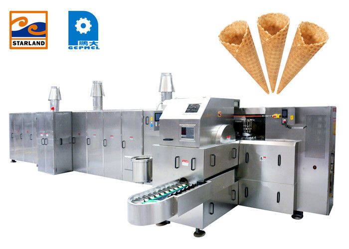 Macchina flessibile del cono dello zucchero di alto potere per il cono gelato standard 10000PCS/ora