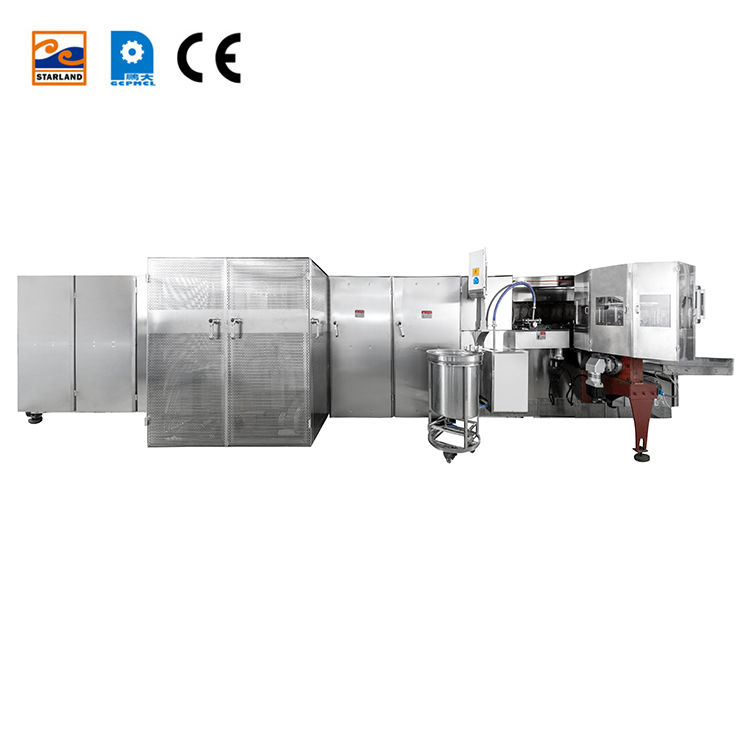 Linea di produzione automatica di cestini per waffle La soluzione definitiva per il tuo business