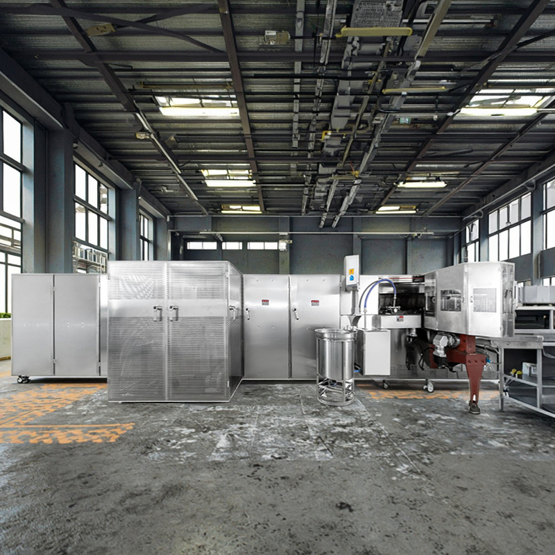 Macchina automatica per cialde con sistema di controllo PLC per cestini in acciaio inossidabile in un mercato ad alta richiesta