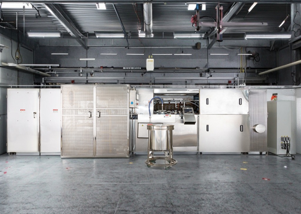 PLC Control System Tart Shell Production Line With Customisable Dimensions Stainless Steel Material