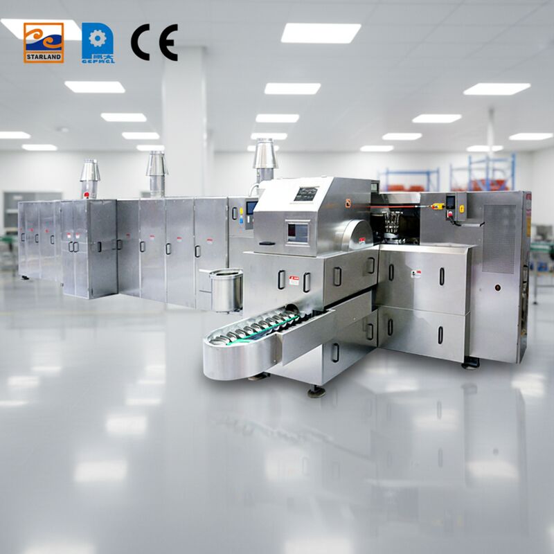 Ice Cream Cone Assembling Line Ensuring High Productivity Continuous Ice Cream Cone Production Capacity