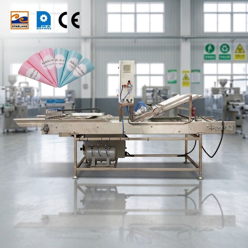 Accessori industriali per la linea di produzione a cono automatico facile da installare attrezzature che migliorano il processo di produzione a cono
