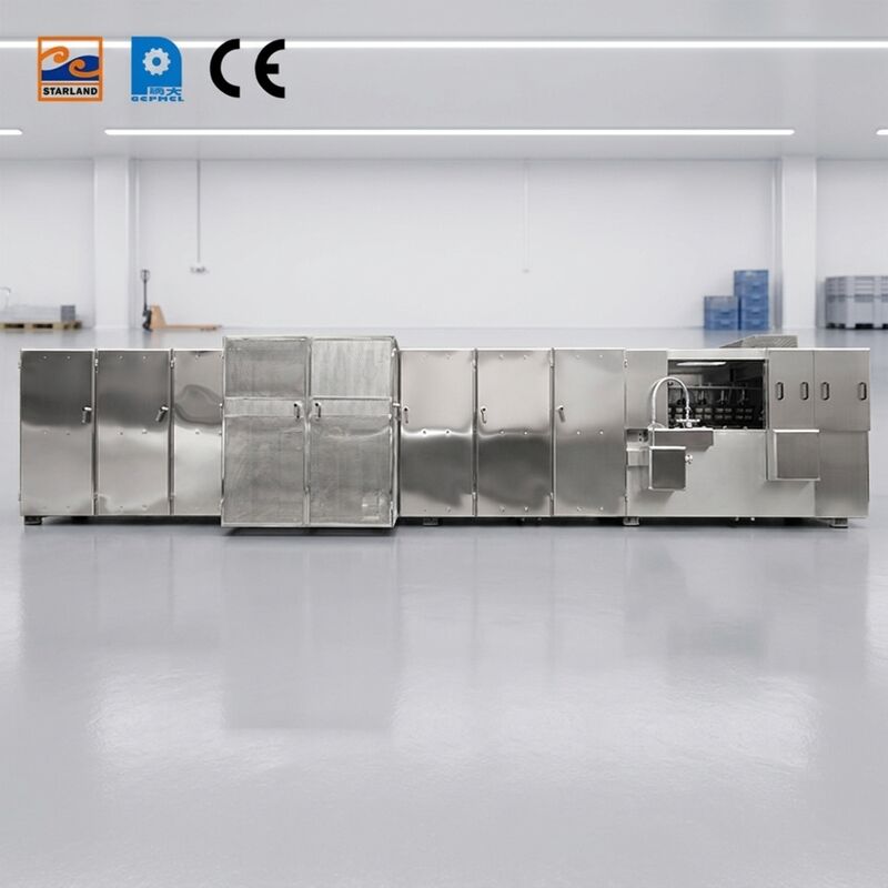 Linea di produzione commerciale di wafer Monaka Video di produzione automatica Supporto tecnico dopo il servizio