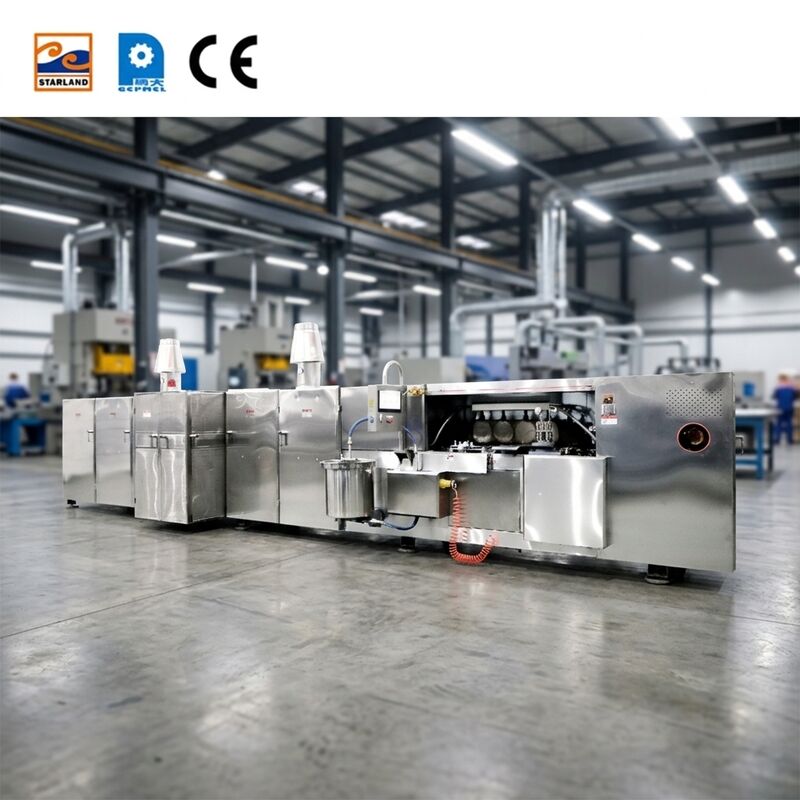 Macchina per wafer con display digitale e controllo della temperatura per obleas consistenti