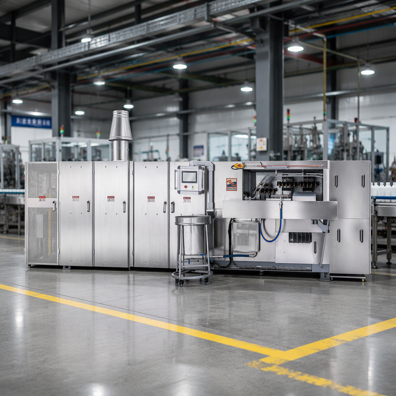 Supporto Tecnico Video Macchina per Coni Wafer Attrezzatura Perfetta per Coni Gelato