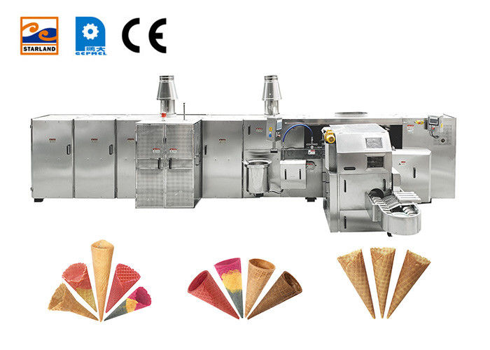Attrezzatura di produzione multifunzionale automatica del biscotto del gelato della cialda, con servizio di assistenza al cliente