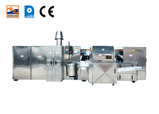 Cono croccante rotolato di Sugar Cone Production Line Cookies che fa macchina