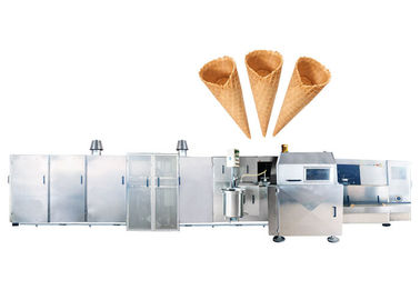Linea di produzione ad alta velocità del cono dello zucchero del rullo, macchina di produzione del gelato con la stella - sistema della bobina