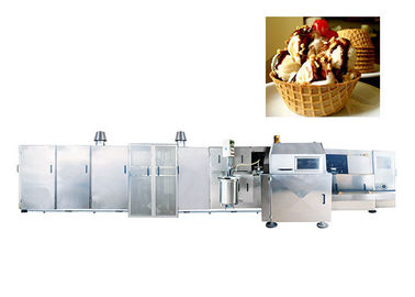 Linea di produzione flessibile del cono dello zucchero del rullo, wafer automatico che fa i materiali a macchina dell'acciaio inossidabile