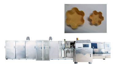 Wafer del CE che fa macchina, produzione di attrezzature del gelato con velocemente riscaldare forno